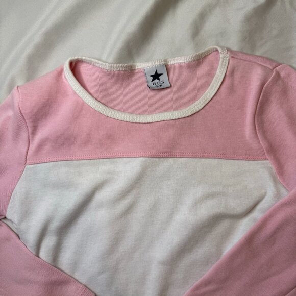 Pink and White Baseball Shirt - Picture 3 of 4